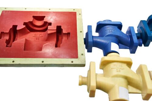 Plastic Injection Mold - Premium Design, Automatic Grade | Hard Structure, Red and Blue Color, 1-Year Warranty