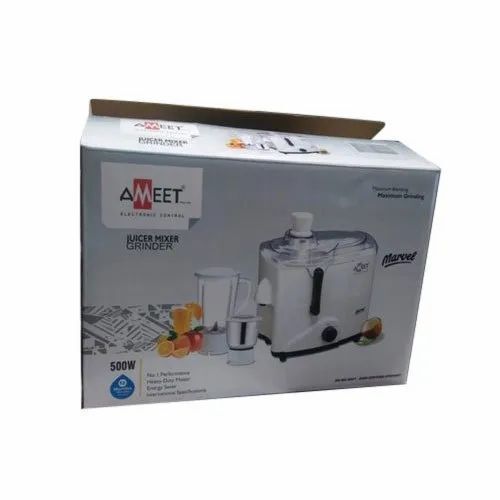 Rectangular Electronics Juicer Packaging Boxes