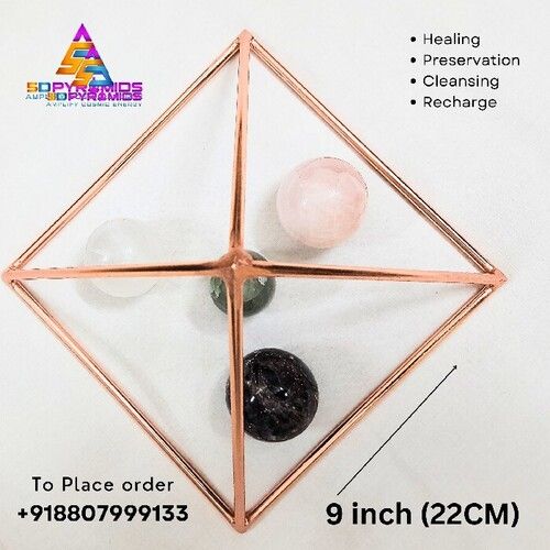 9 Charging Copper Pyramid - Giza Measurements