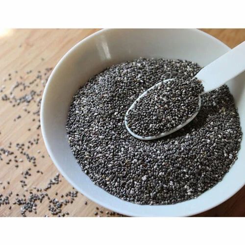 Free From Impurities Black Organic Chia Seeds