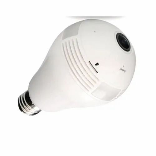 Long Lasting Durable White Wifi Bulb Camera