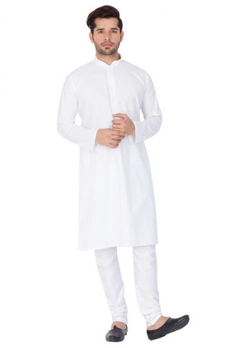 White Cotton Kurta Pajama