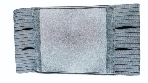 Abdominal Binder - Premium Quality, Adjustable Wrap Around Style in Grey | Portable, Recyclable, Manual Type