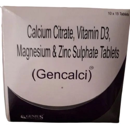 Calcium Citrate Vitamin D3 Zinc And Magnesium Tablet