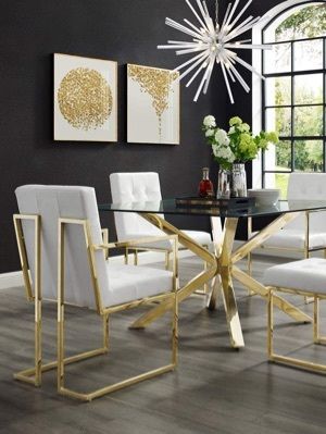 metal dining table