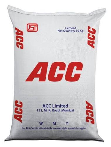 A Grade 100 Percent Purity Corrosion Resistant High-Grade ACC Cement For Building Construction