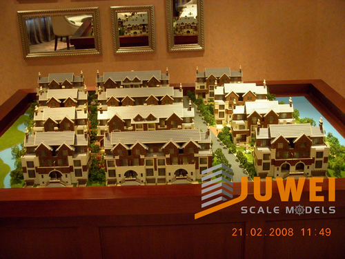 Miniature Townhouse Building Model By Shanghai Juwei Scale Model Co.,Ltd