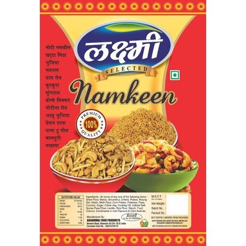 Durable Multi-Color Printed Namkeen Pouches