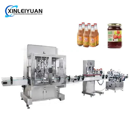 4 Head Filling Capping And Labeling Machine For Oil