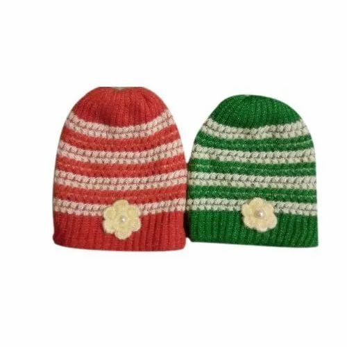 Casual Wear Comfortable Multi-Color Ladies Fancy Woolen Caps