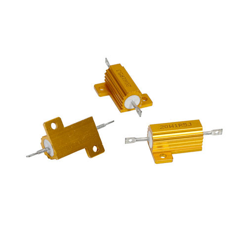 Gold Aluminum Housed Wirewound Resistor