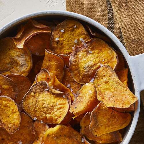 Air-Fryer Sweet Potato Chips