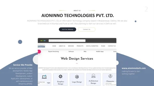 Dynamic Web Designing Services By Aioninno Technologies