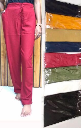 Cotton Plain Comfort Lady Pant at Rs 280/piece in Banswara