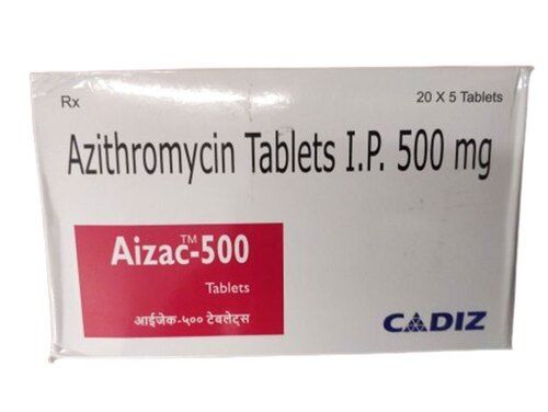 Aizac-500 Azithromycin Tablets Ip, 500 Mg