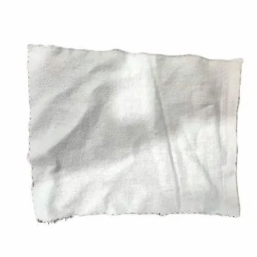 White Color Flannel Fabric