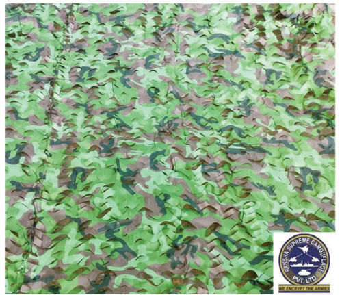 Anti Visual And Anti IR Synthetic Camouflage Nets