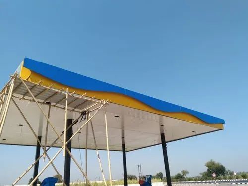 High Strength Long Lasting Durable Petrol Pump Canopy