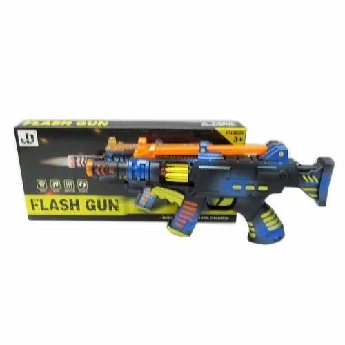 Multi-Color Portable Durable Plastic Toys Gun For Kids