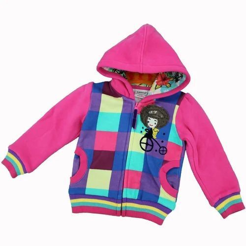 Long Lasting Full Sleeve Printed Kids Hoodies