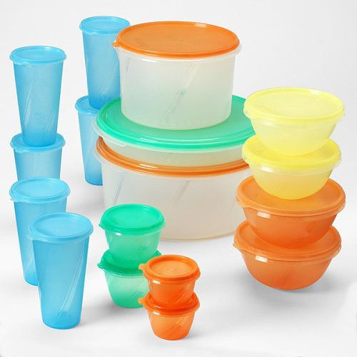 Multicolor Household Plastic Container