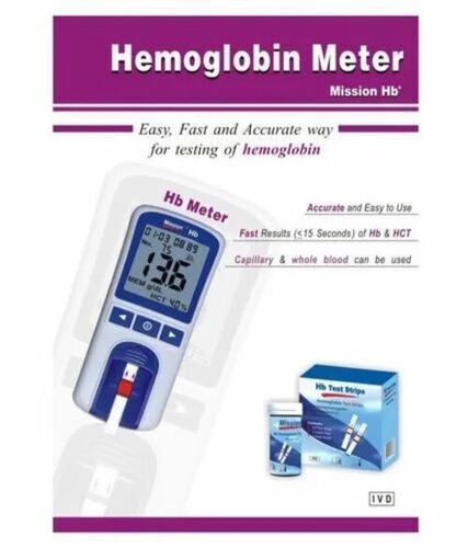 Portable Durable Digital Display Haemoglobin Meter