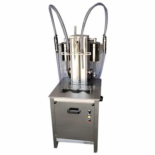 Floor Mounted Heavy-Duty High Efficiency Electrical 2 Head Automatic Liquid Filling Machine