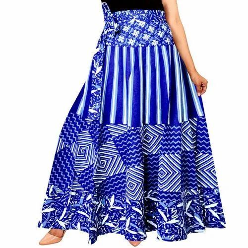 Skin Friendly Printed Cotton Long Skirt