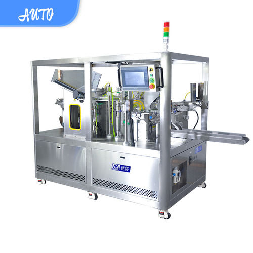 horizontal powder pouches packing machine fish feed packing machine