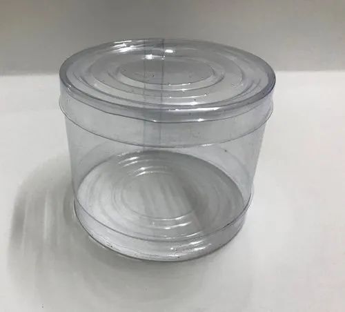 Round Shape Plastic Packaging Box