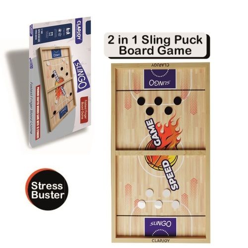 Slingo 2 in 1 Fastest Finger Board Game Sling Puck