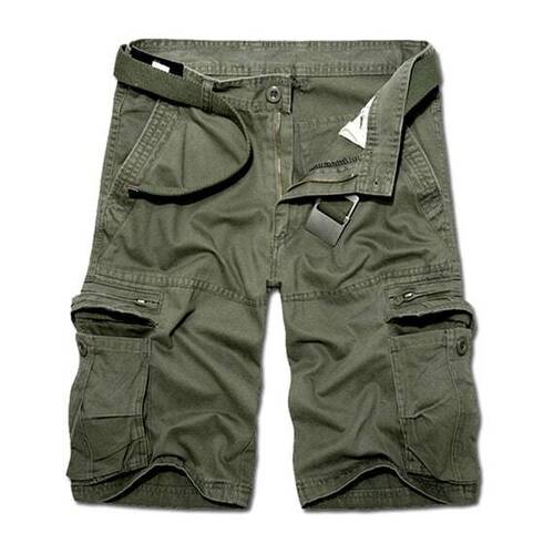 Balenciaga Cargo Cotton Shorts - Beige | Garmentory