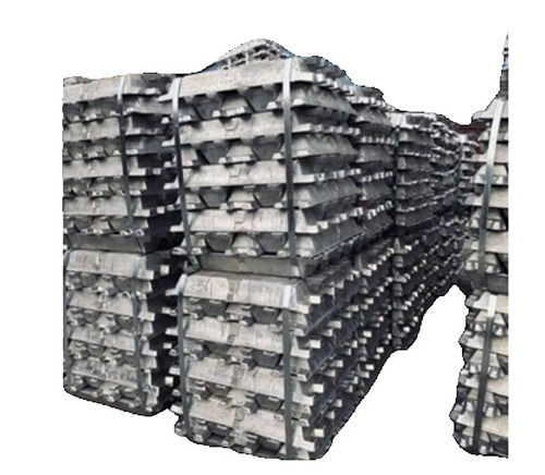 Remelted Lead Ingots - Heavy-Duty Solid Form, Corrosion and Rust Resistance, Silver Rectangle Shape