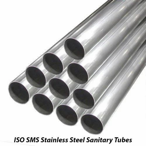 Silver Color Round Shape Sanitary Steel Tubes