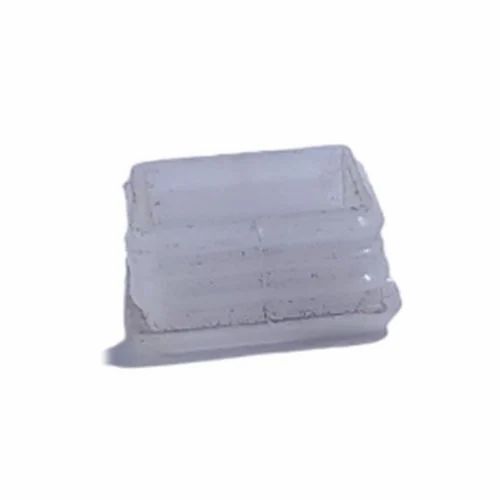 White Square Inner Plastic Cap For Chair 