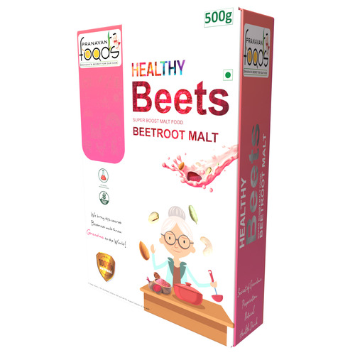 Beetroot Malt 500g Homemade Health and Nutrition Drink pranavanfoods Superfoods 100% Pure Natural No Preservatives Chemical Free Powder