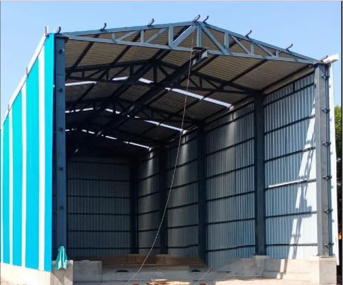 Mild Steel Prefabricated Factory Shed