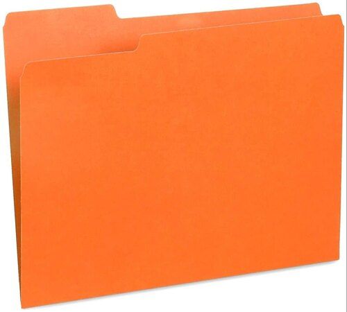 Light Weight Orange Office File Folder