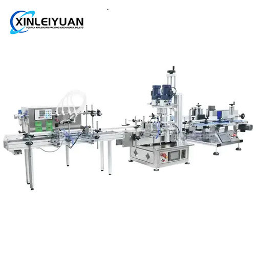 Semi Automatic Bottle Liquid Soap Filling Capping Labeling Machine