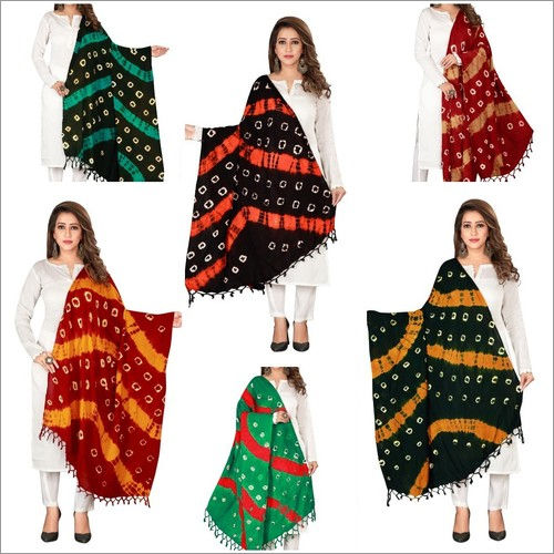 Lightweight Ladies Printed Chanderi Dupatta