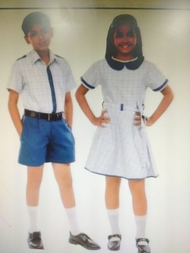 White school uniform for girls and boys