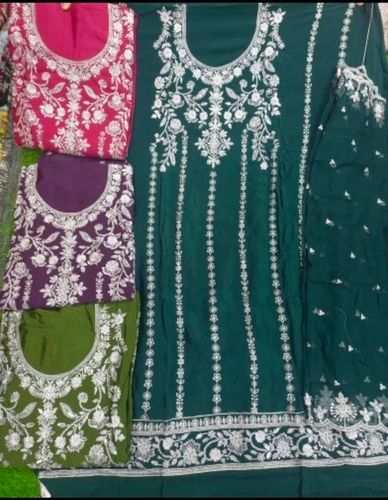 Ladies Printed Straight Cotton Suits