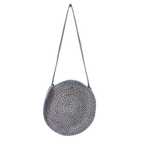 Round Jute Carry Bags