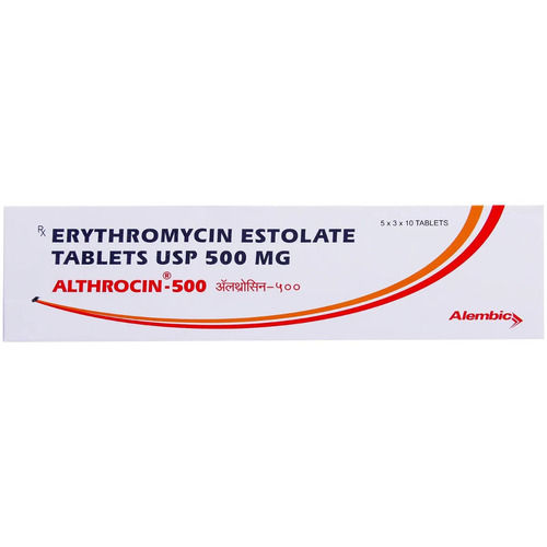 Erythromycin Estolate - 100% Pure Tablets , Clinically Proven Safe Medicine for Prescription Use, Free from Harmful Chemicals