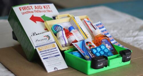 First Aid Kit In Plastic Moulded Box