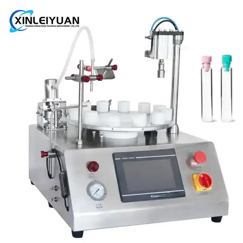 Ceramic Plunger Pump Reagent Tube Plastic Ampoule Bottle Liquid Filling Cap Pressing Machine