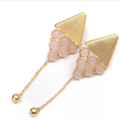 Ladies Gold Plated Artificial Earring