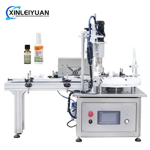 Automatic Peristaltic Pump Desktop Monoblock Perfume Liquid Vial Roll-on Bottle Filling Capping Machine With Conveyor