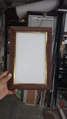 Brown Wooden Led Light Photo Frame