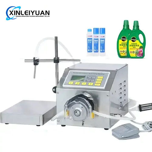 Semi Automatic Beverage Perfume Lotion Shampoo Weighing Filling Machine